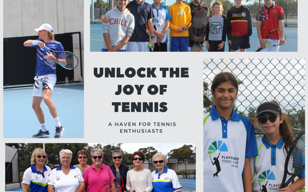 Elevate Your Tennis Experience at Playford Tennis Centre: A Haven for Tennis Enthusiasts